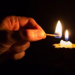 lighting a candle for Caroline Flack